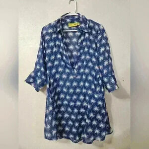 EUC- rock flower paper blouse!
